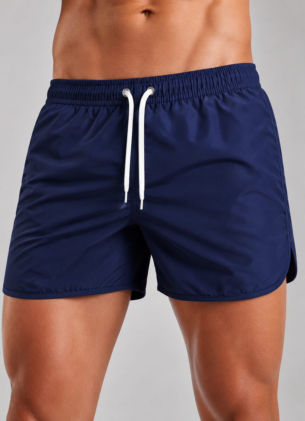 Men’s Quick Dry Swim Shorts | Polyester Drawstring Beach Trunks | Lightweight Summer Swimwear | Steven & Levon