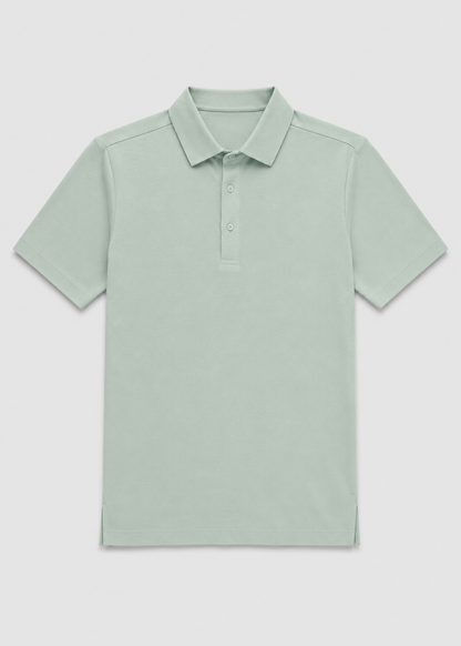 Men’s Slim Fit Polo Shirt | Men | Cotton Blend | Lapel Collar Short Sleeve Casual Top | Steven & Levon