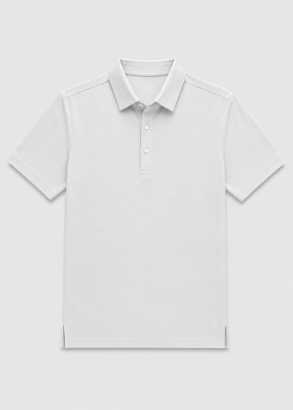 Men’s Slim Fit Polo Shirt | Men | Cotton Blend | Lapel Collar Short Sleeve Casual Top | Steven & Levon