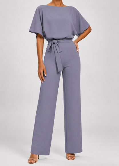 Women's Simple Chic Jumpsuit | Lightweight Polyester Blend | Relaxed Fit | Everyday Wear | Steven & Levon