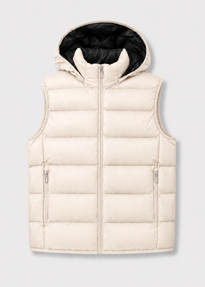 Men's Padded Bodywarmer Vest | Quilted Gilet | Zip Front | Warm Insulated | Steven & Levon