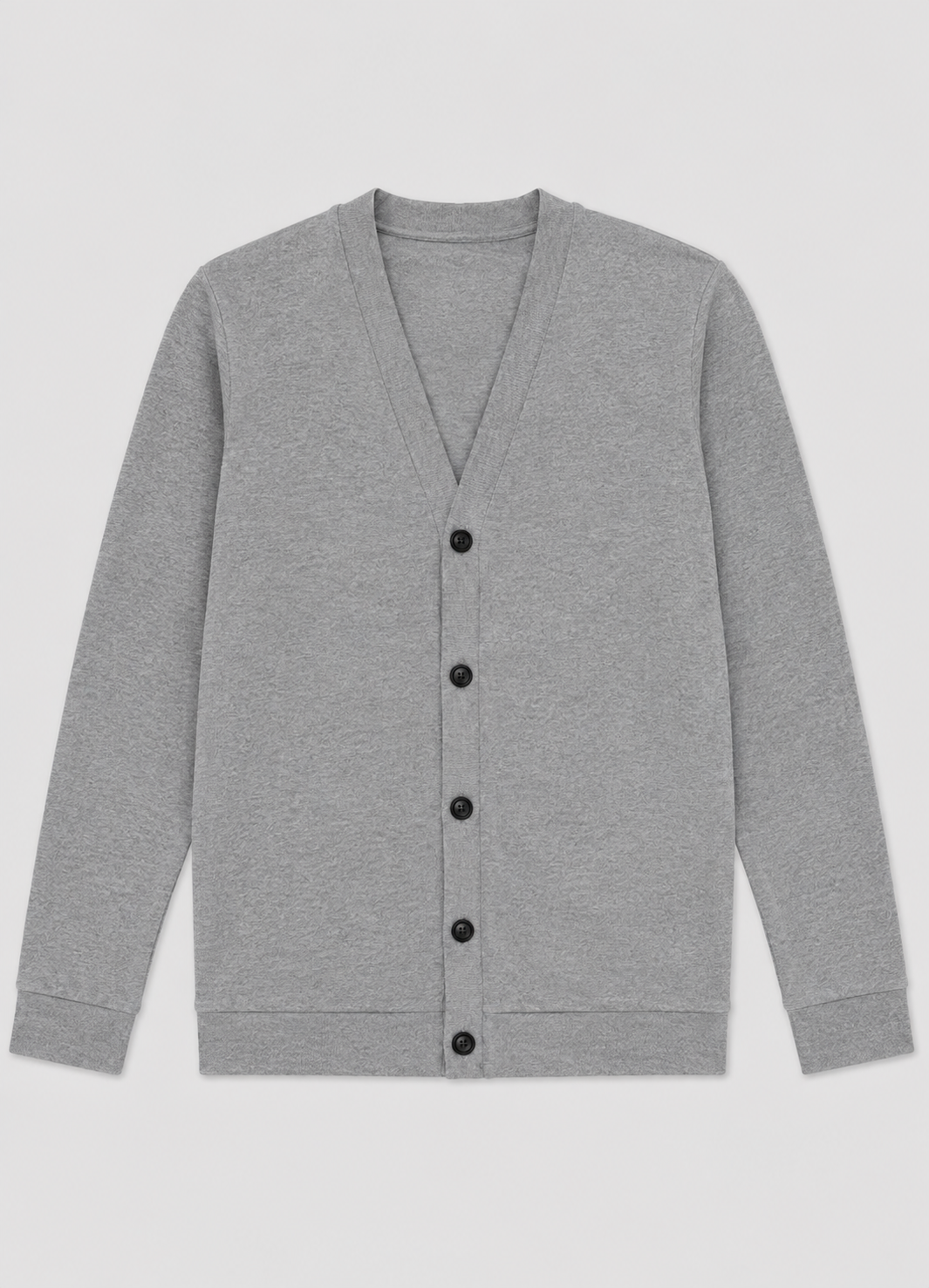 V-Neck Button Cardigan | Men's Spandex Fabric | Slim Fit Casual Long Sleeve Sweater | Steven & Levon
