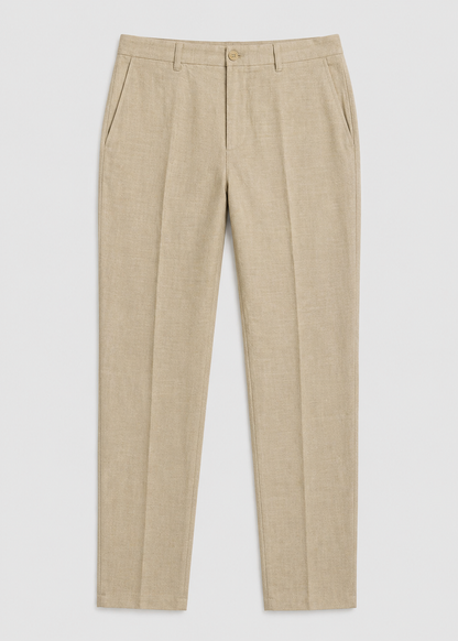Men's Summer Casual Trousers | Cotton Linen | Relaxed Fit | Everyday Comfort | Steven & Levon