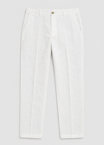 Men's Summer Casual Trousers | Cotton Linen | Relaxed Fit | Everyday Comfort | Steven & Levon