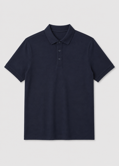 Men's Short Sleeve Polo Shirt | Slim Fit Polo Top | Men | Breathable Blend | Structured Collar Casual Smart Shirt | Steven & Levon