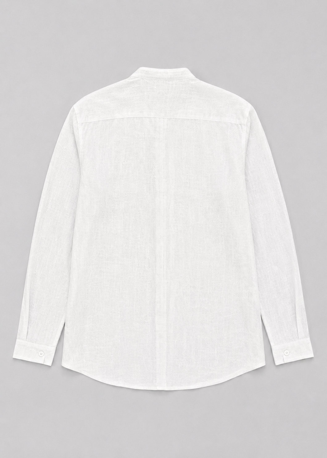 Men's Linen Long Sleeve Shirt | Men | Lightweight Breathable Collarless Button-Up | Casual Relaxed Fit | Steven & Levon