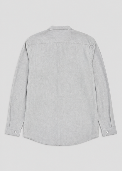 Men's Linen Long Sleeve Shirt | Men | Lightweight Breathable Collarless Button-Up | Casual Relaxed Fit | Steven & Levon