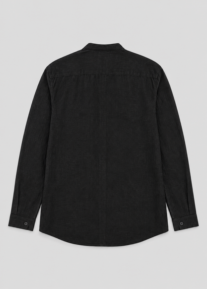 Men's Linen Long Sleeve Shirt | Men | Lightweight Breathable Collarless Button-Up | Casual Relaxed Fit | Steven & Levon