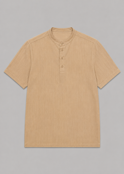 Men's Classic Henley Shirt | Men | Long Sleeve Button Neck Top | Casual Fit | Steven & Levon
