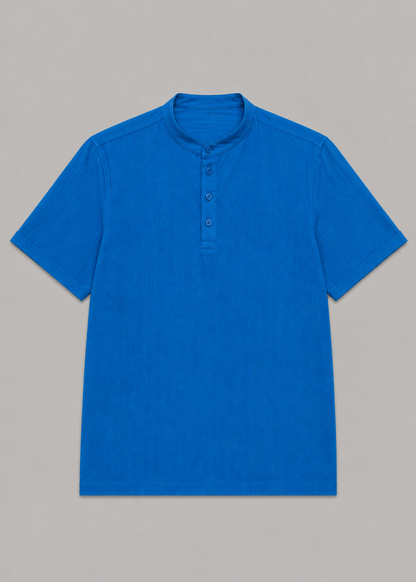 Men's Classic Henley Shirt | Men | Long Sleeve Button Neck Top | Casual Fit | Steven & Levon