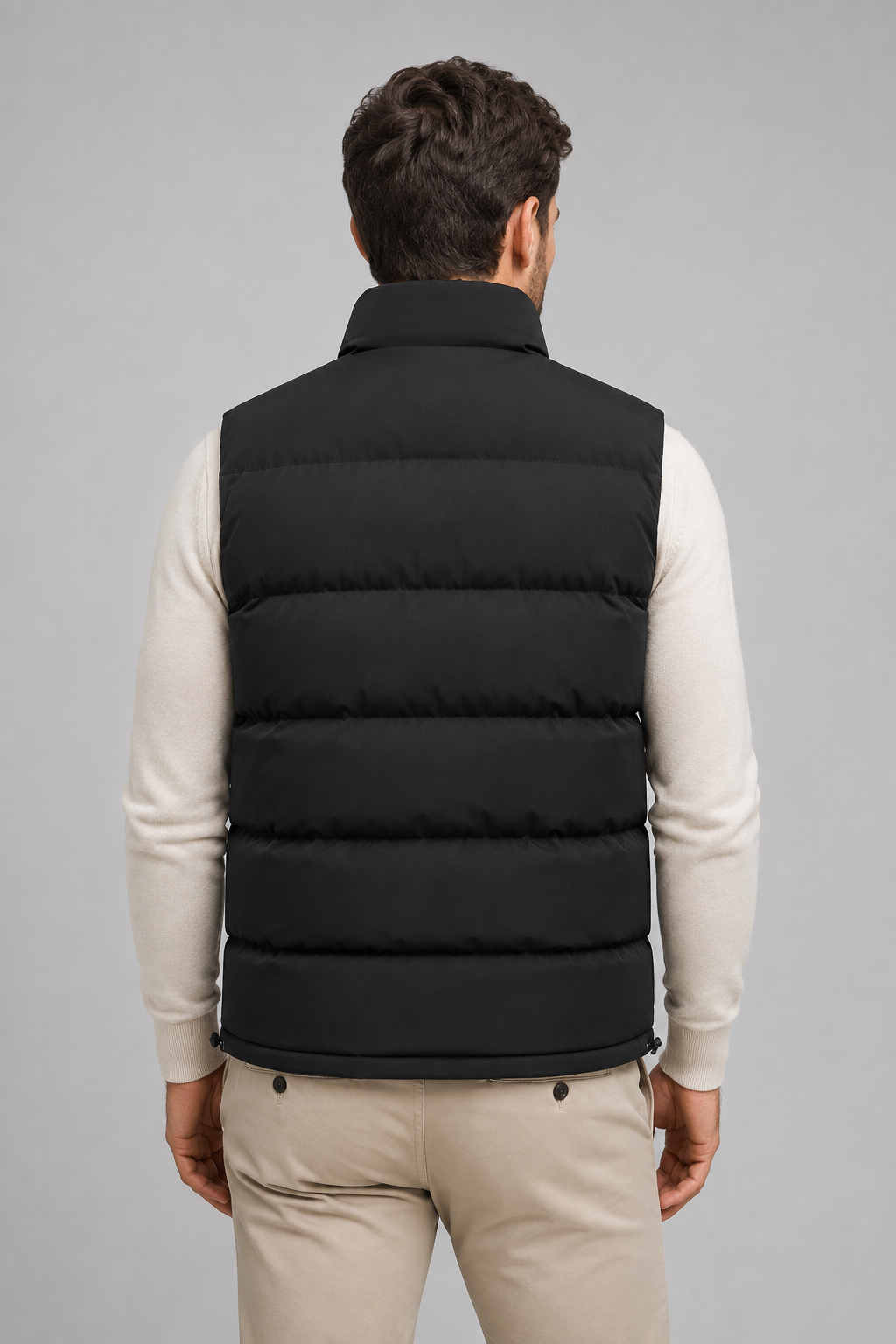 Men's Quilted Padded Bodywarmer | Gilet | Zip Closure | Insulated Vest | Steven & Levon