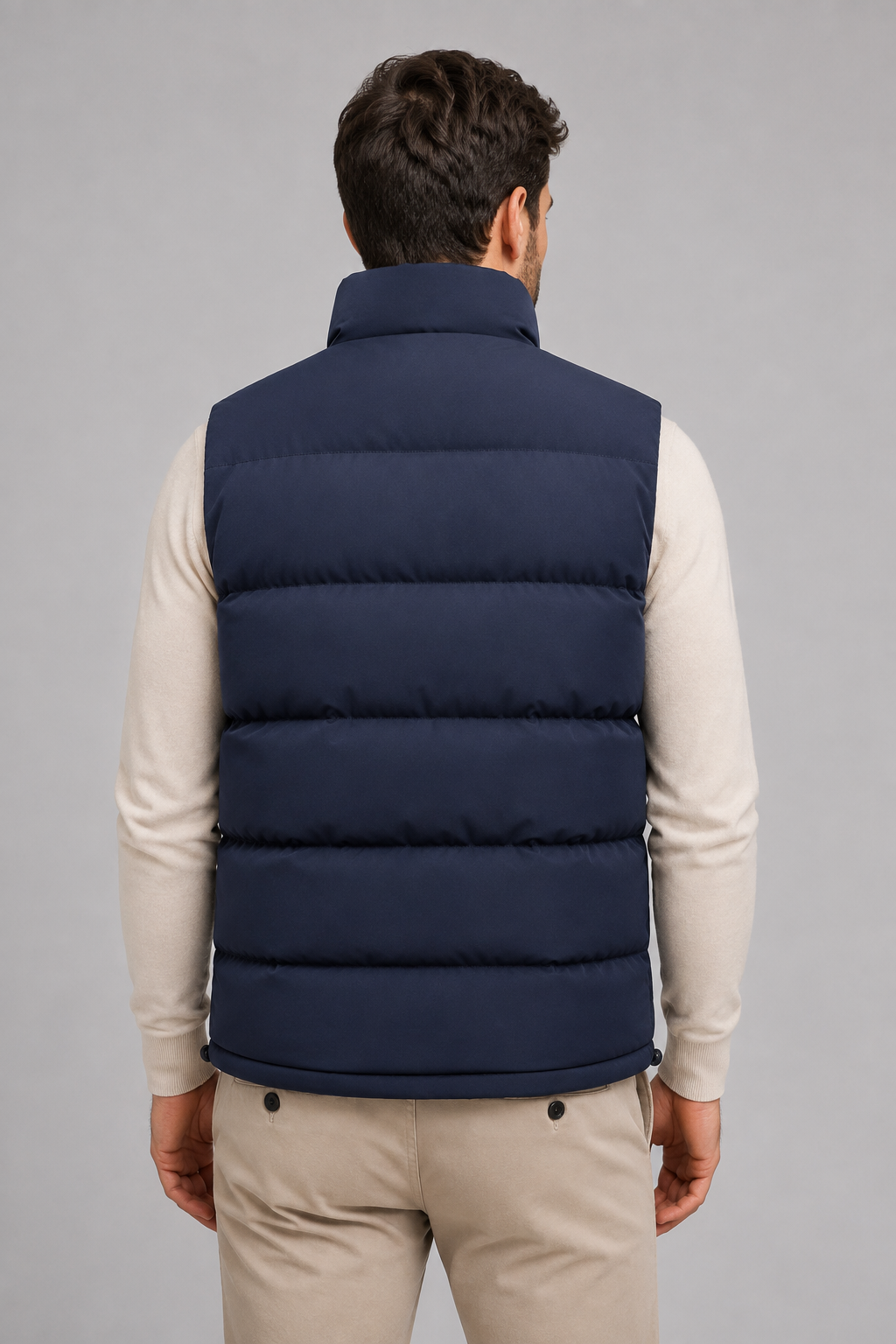 Men's Quilted Padded Bodywarmer | Gilet | Zip Closure | Insulated Vest | Steven & Levon