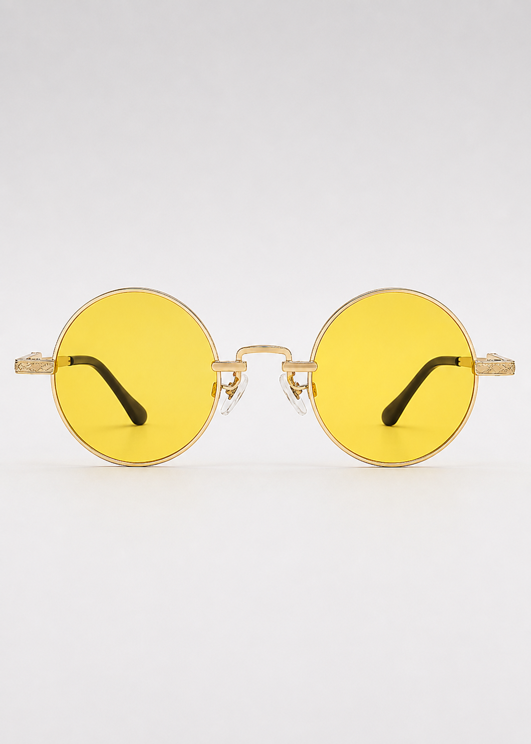 Round Polarized Sunglasses | Unisex | Lightweight Metal Frame | UV Protection | Everyday Eyewear | Steven & Levon