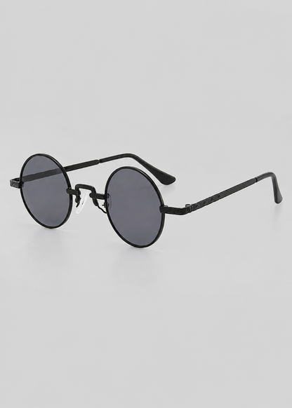 Round Polarized Sunglasses | Unisex | Lightweight Metal Frame | UV Protection | Everyday Eyewear | Steven & Levon