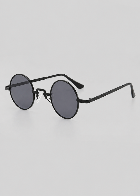 Round Polarized Sunglasses | Unisex | Lightweight Metal Frame | UV Protection | Everyday Eyewear | Steven & Levon