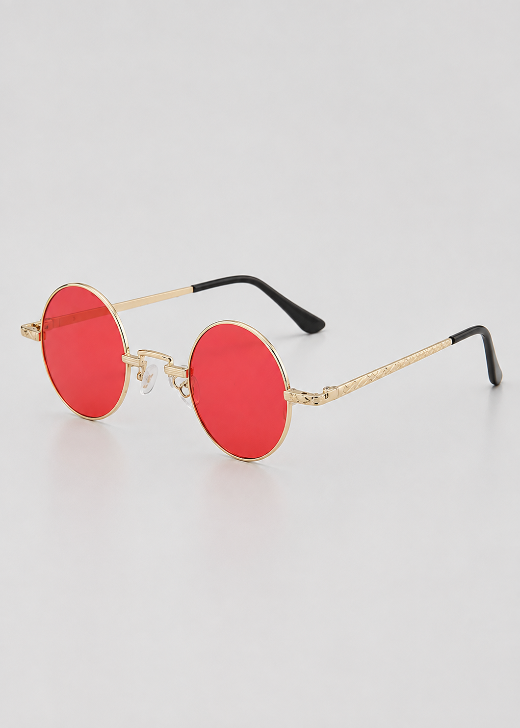 Round Polarized Sunglasses | Unisex | Lightweight Metal Frame | UV Protection | Everyday Eyewear | Steven & Levon
