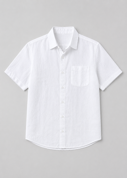 Men's Short Sleeve Viscose Shirt | Men | Casual Summer Button-Up | Relaxed Fit | Steven & Levon