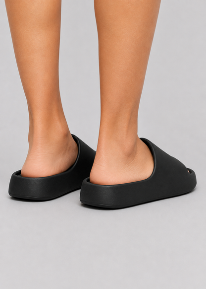 Cloud Cushion Slide Slippers | Unisex EVA Slides | Thick Platform Non-Slip Bathroom & Shower Sandals | Steven & Levon