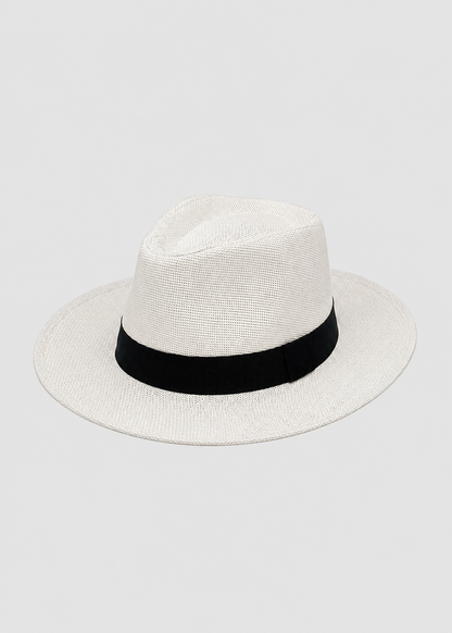Handcrafted Panama Hat | Unisex Straw Hat | Handwoven Natural Straw | Wide Brim Sun Protection | Steven & Levon