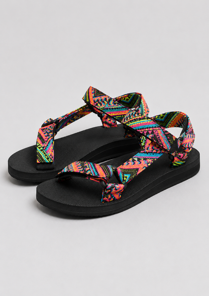 Women's Walking Grip Sandals | Walking Sandals | Lightweight Supportive Sole | Slip-On Open Toe Grip Design | Steven & Levon