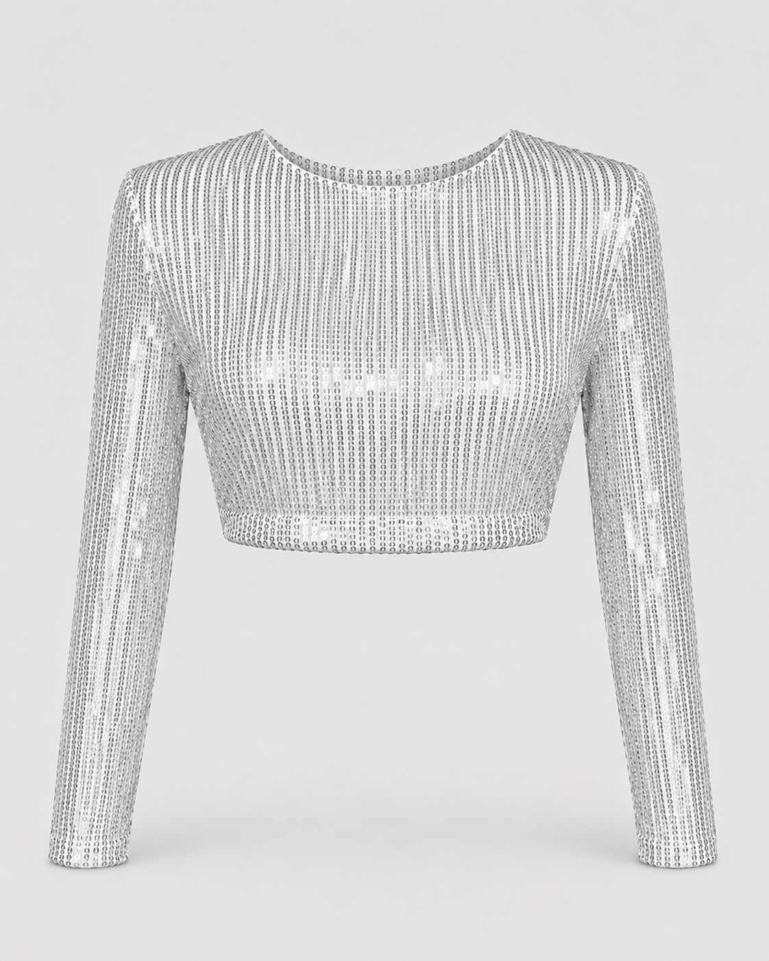 Sequin Cropped Top | Women | Sparkly Party Top | Evening Wear | Steven & Levon