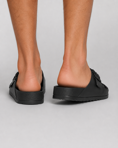 Men’s Casual Slip-On Sandals | Men | Lightweight Comfort Slides | Summer Everyday Beach Sandals | Steven & Levon