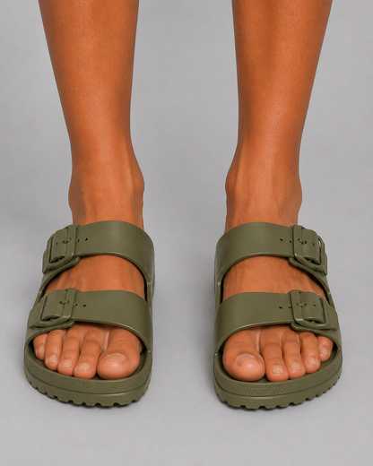 Men’s Casual Slip-On Sandals | Men | Lightweight Comfort Slides | Summer Everyday Beach Sandals | Steven & Levon