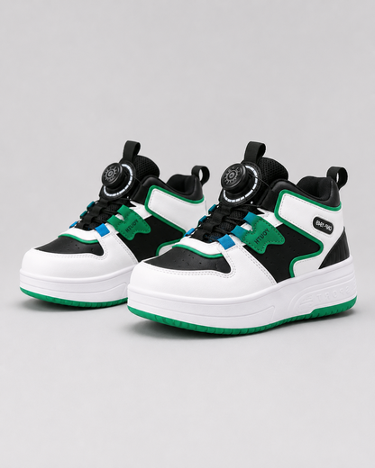Kids Roller Sneakers | LED Wheel Shoes | Outdoor Sports Trainers | Light-Up Casual Shoes | Steven & Levon
