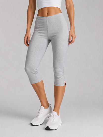 Wynne Capri Pants | Slim Fit | Side Slit Design | Women | Steven & Levon