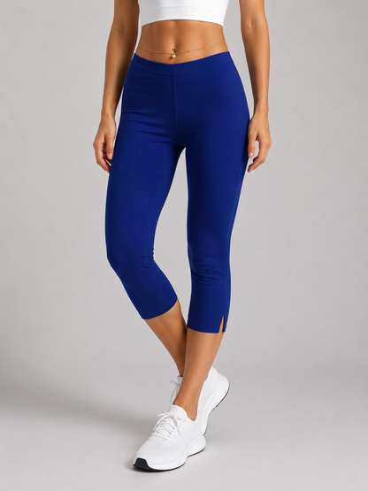 Wynne Capri Pants | Slim Fit | Side Slit Design | Women | Steven & Levon