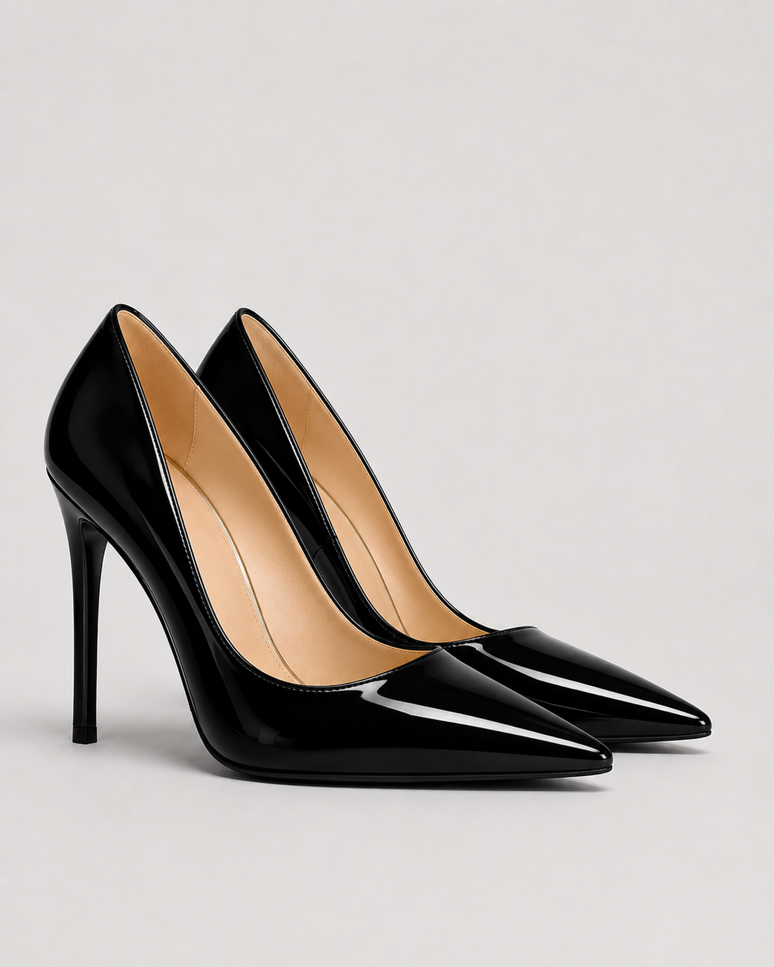 Caurelle Patent Leather Court Heels | Women | Elegant Dress Shoes | Steven & Levon