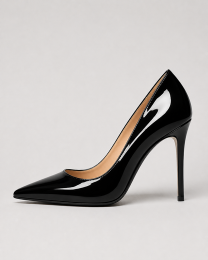 Caurelle Patent Leather Court Heels | Women | Elegant Dress Shoes | Steven & Levon
