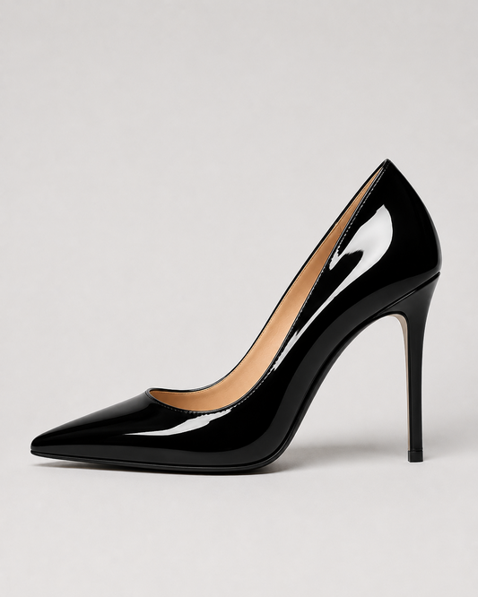 Caurelle Patent Leather Court Heels | Women | Elegant Dress Shoes | Steven & Levon