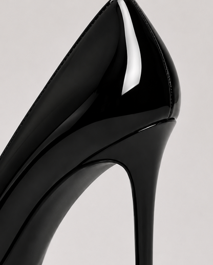 Caurelle Patent Leather Court Heels | Women | Elegant Dress Shoes | Steven & Levon