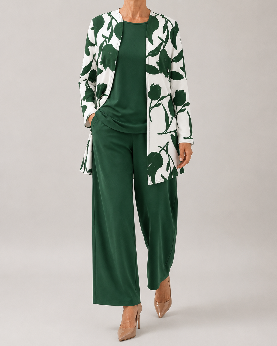 Floral Pants Set | Women | 3 Piece Co-Ord | Elegant Occasion Wear | Steven & Levon