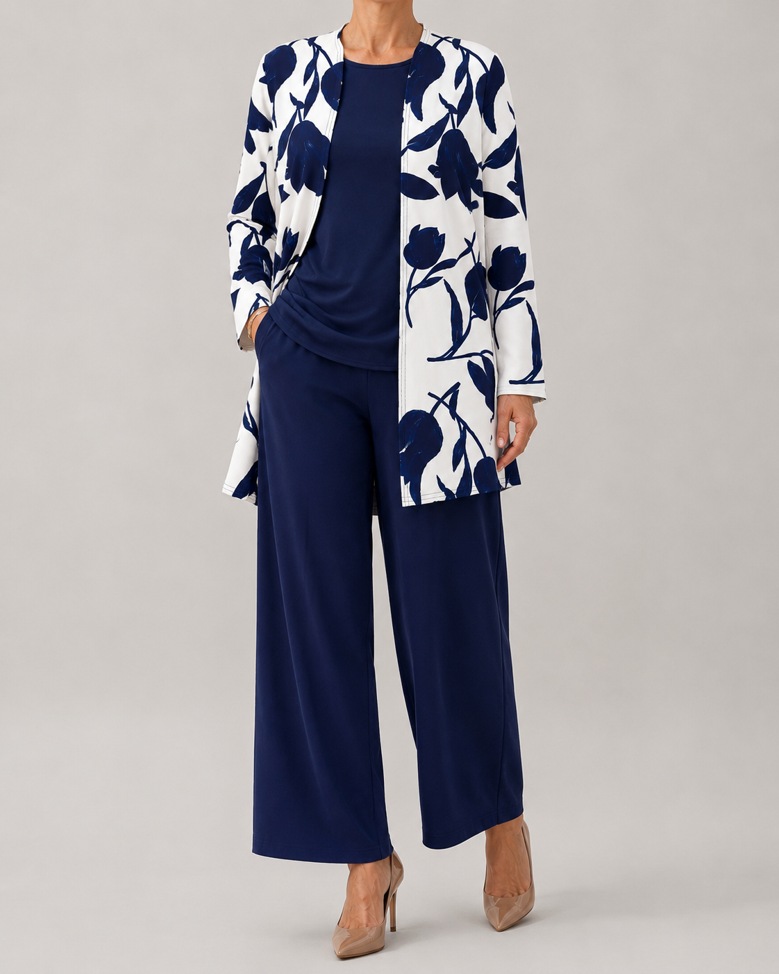 Floral Pants Set | Women | 3 Piece Co-Ord | Elegant Occasion Wear | Steven & Levon