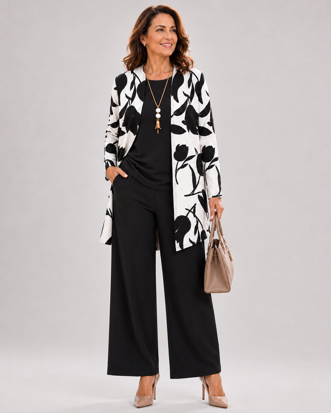 Floral Pants Set | Women | 3 Piece Co-Ord | Elegant Occasion Wear | Steven & Levon