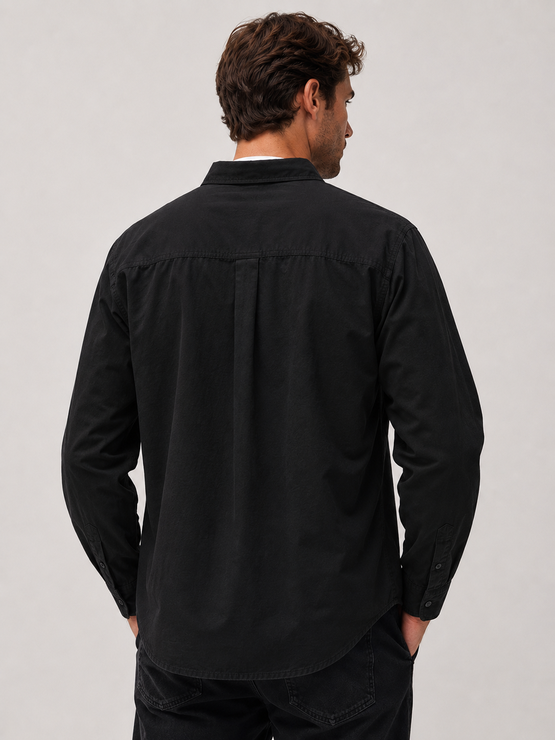 Men's Cotton Casual Shirt | Cotton | Relaxed Fit Button-Up | Everyday Smart Casual | Steven & Levon