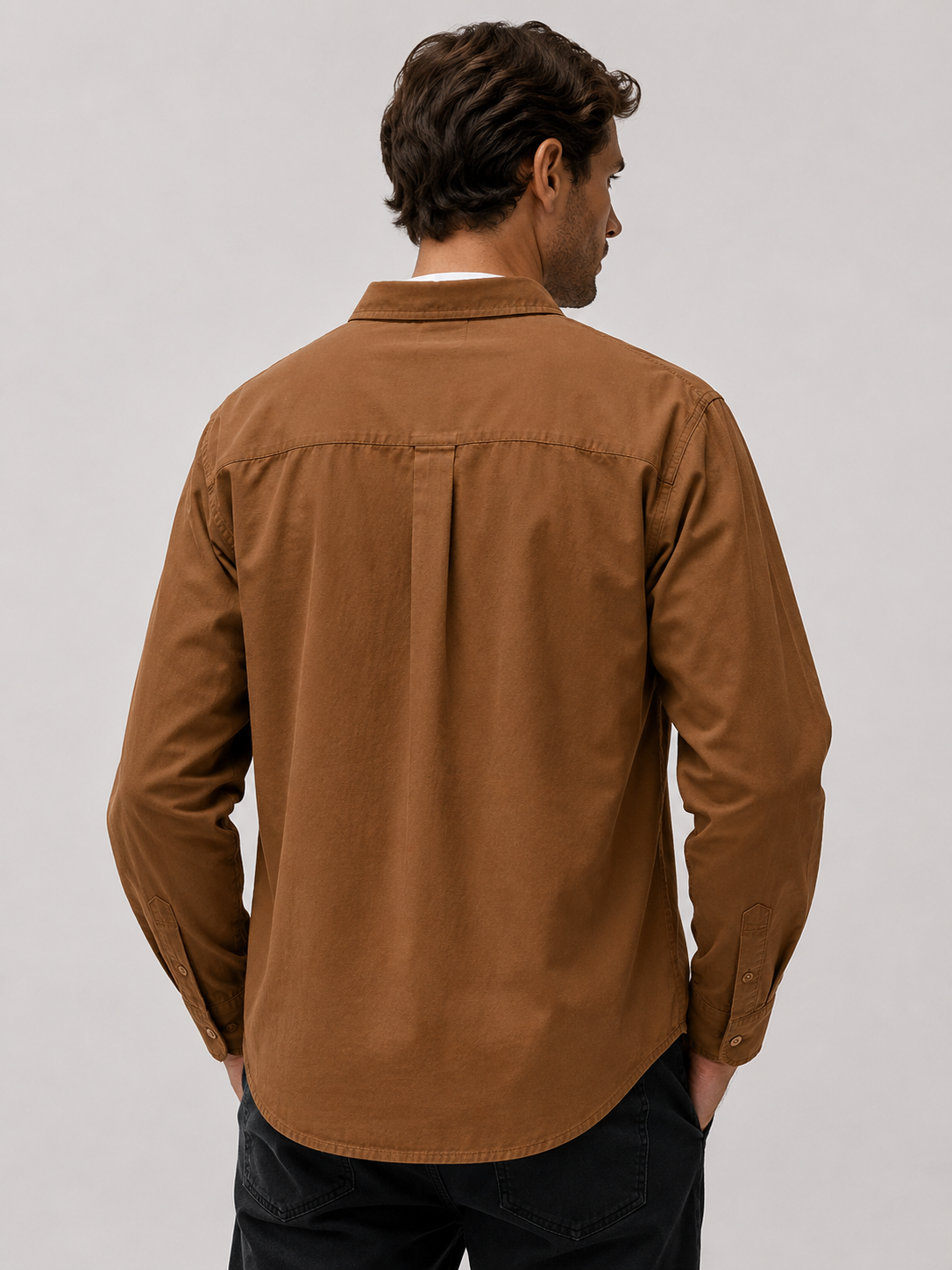 Men's Cotton Casual Shirt | Cotton | Relaxed Fit Button-Up | Everyday Smart Casual | Steven & Levon