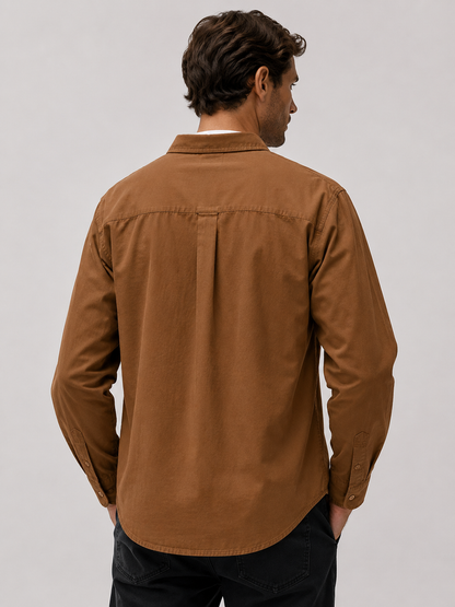 Men's Cotton Casual Shirt | Cotton | Relaxed Fit Button-Up | Everyday Smart Casual | Steven & Levon
