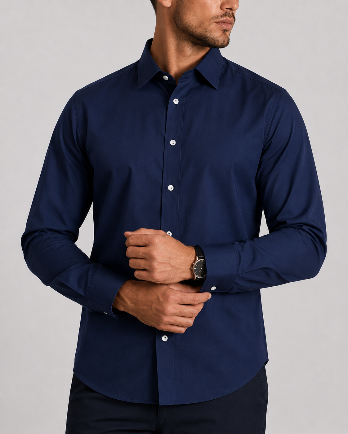 Men's Linen Heritage Shirt | Breathable Blend | Classic Button-Up | Smart Casual Wear | Steven & Levon