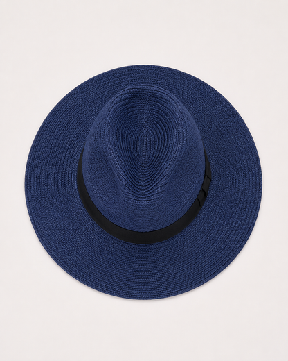 Panama Straw Hat | Unisex Sun Hat | Straw | UPF50+ UV Protection | Foldable Wide Brim Travel Hat | Steven & Levon