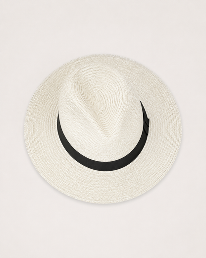 Panama Straw Hat | Unisex Sun Hat | Straw | UPF50+ UV Protection | Foldable Wide Brim Travel Hat | Steven & Levon