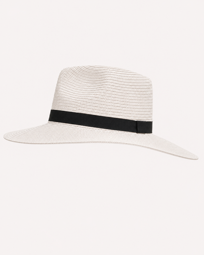 Panama Straw Hat | Unisex Sun Hat | Straw | UPF50+ UV Protection | Foldable Wide Brim Travel Hat | Steven & Levon