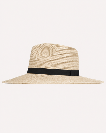 Panama Straw Hat | Unisex Sun Hat | Straw | UPF50+ UV Protection | Foldable Wide Brim Travel Hat | Steven & Levon