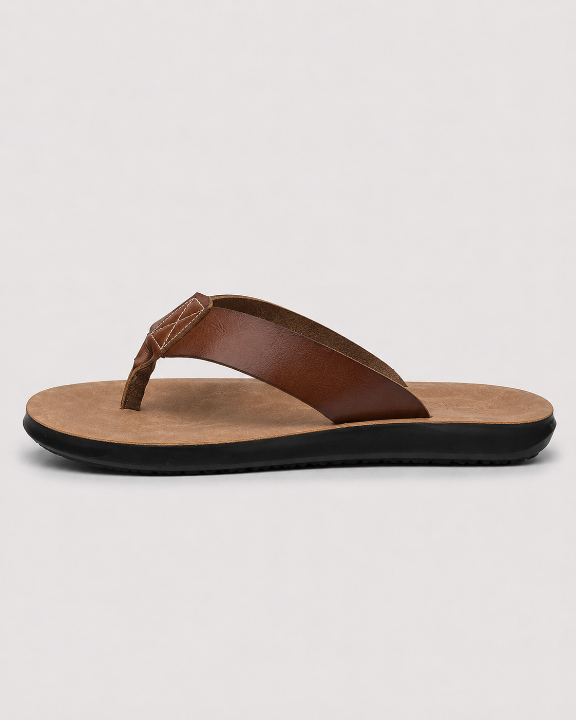 Men's Flip Flops | PU Leather | Thong Sandals | Breathable Casual Summer Slippers | Steven & Levon