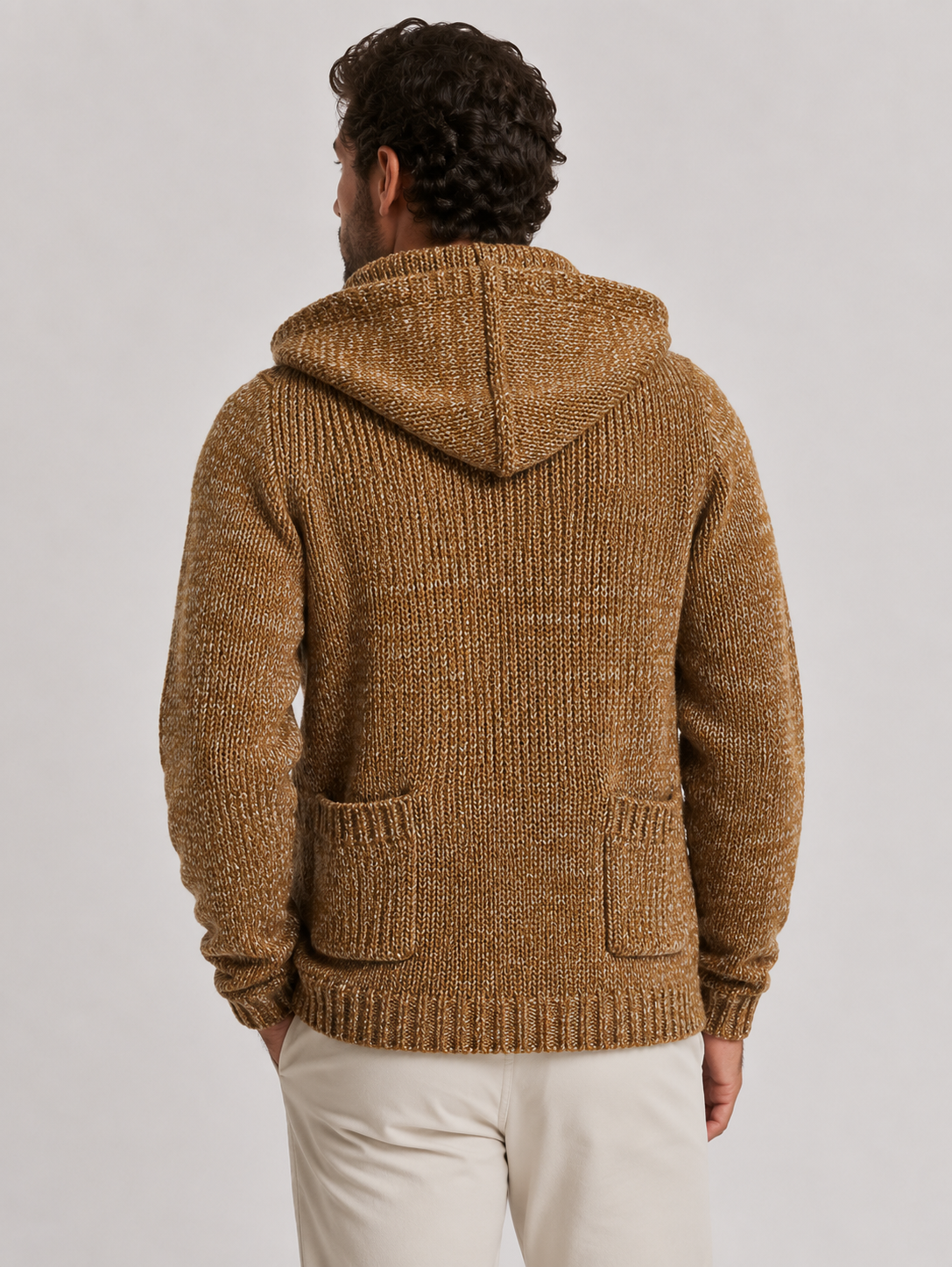 Men’s Knit Cardigan | Toggle Front Closure | Hooded Knitwear Sweater | Casual Layering Piece | Steven & Levon