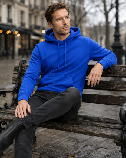 Slim Fit Cozy Hoodie Sweatshirt | Men | Polyester | Lightweight, Comfortable Fit | Steven & Levon