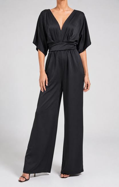 Women's Wide Leg Jumpsuit | Fitted One-Piece Outfit | Elegant Casual | Steven & Levon