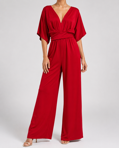 Women's Wide Leg Jumpsuit | Fitted One-Piece Outfit | Elegant Casual | Steven & Levon